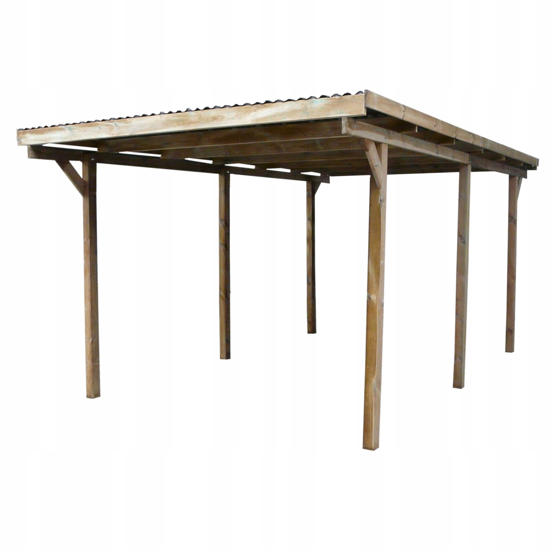 WIATA GARAŻOWA 300x500 - PŁYTA PVC Materiał dominujący drewno