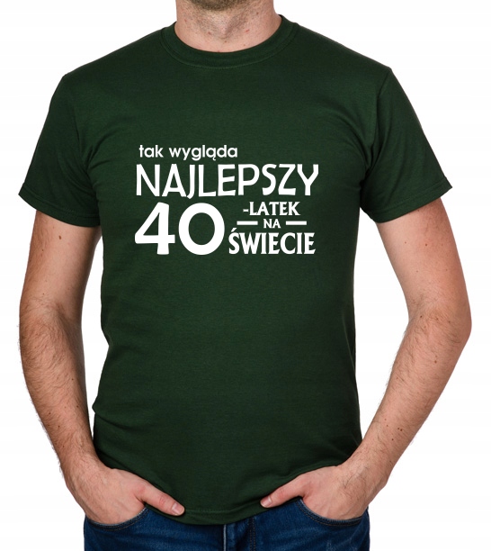 

koszulka Najlepszy 40-LATEK 40 Urodziny prezent