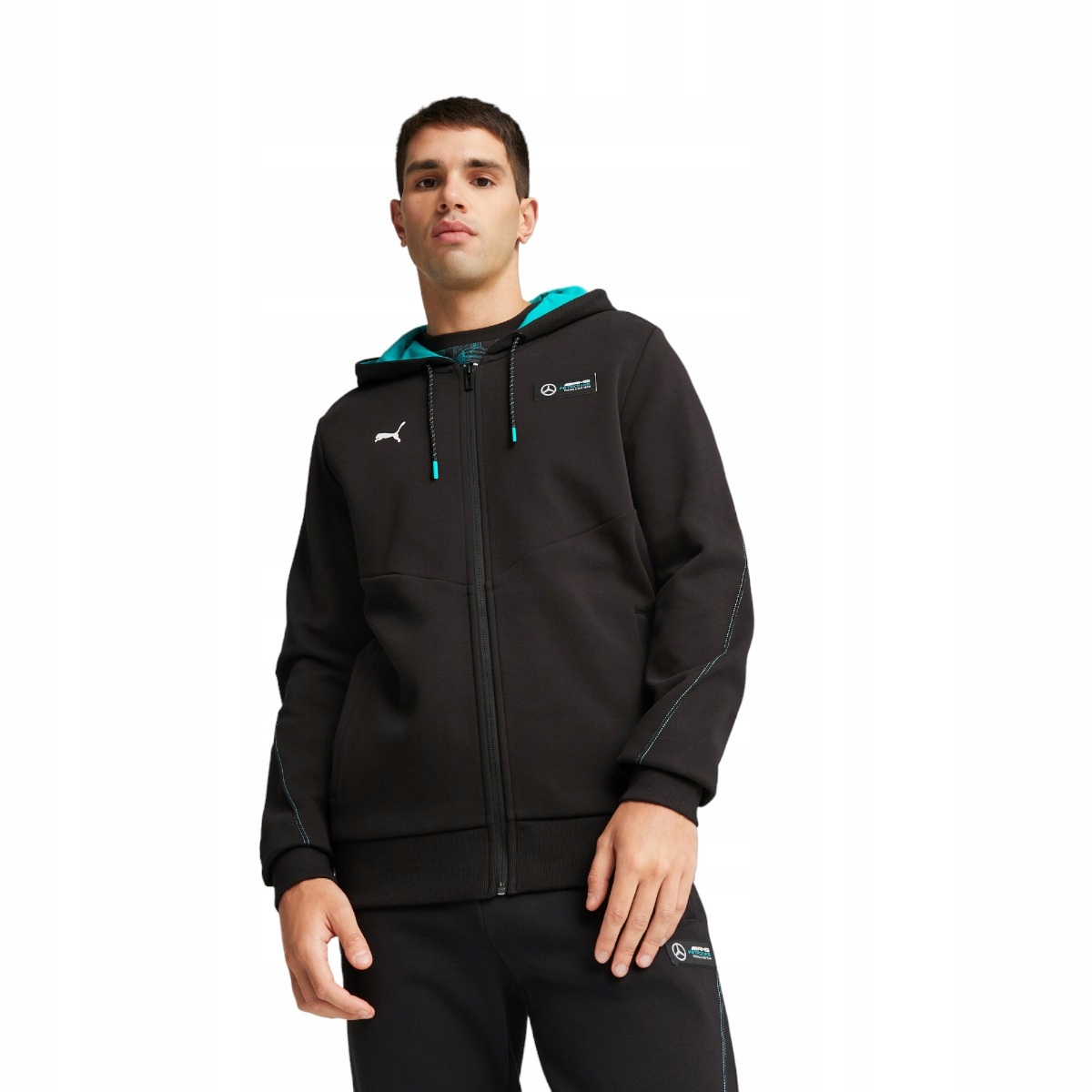 Puma Pánská Mikina MAPF1 Hooded Sweat Jacket Černá vel. M