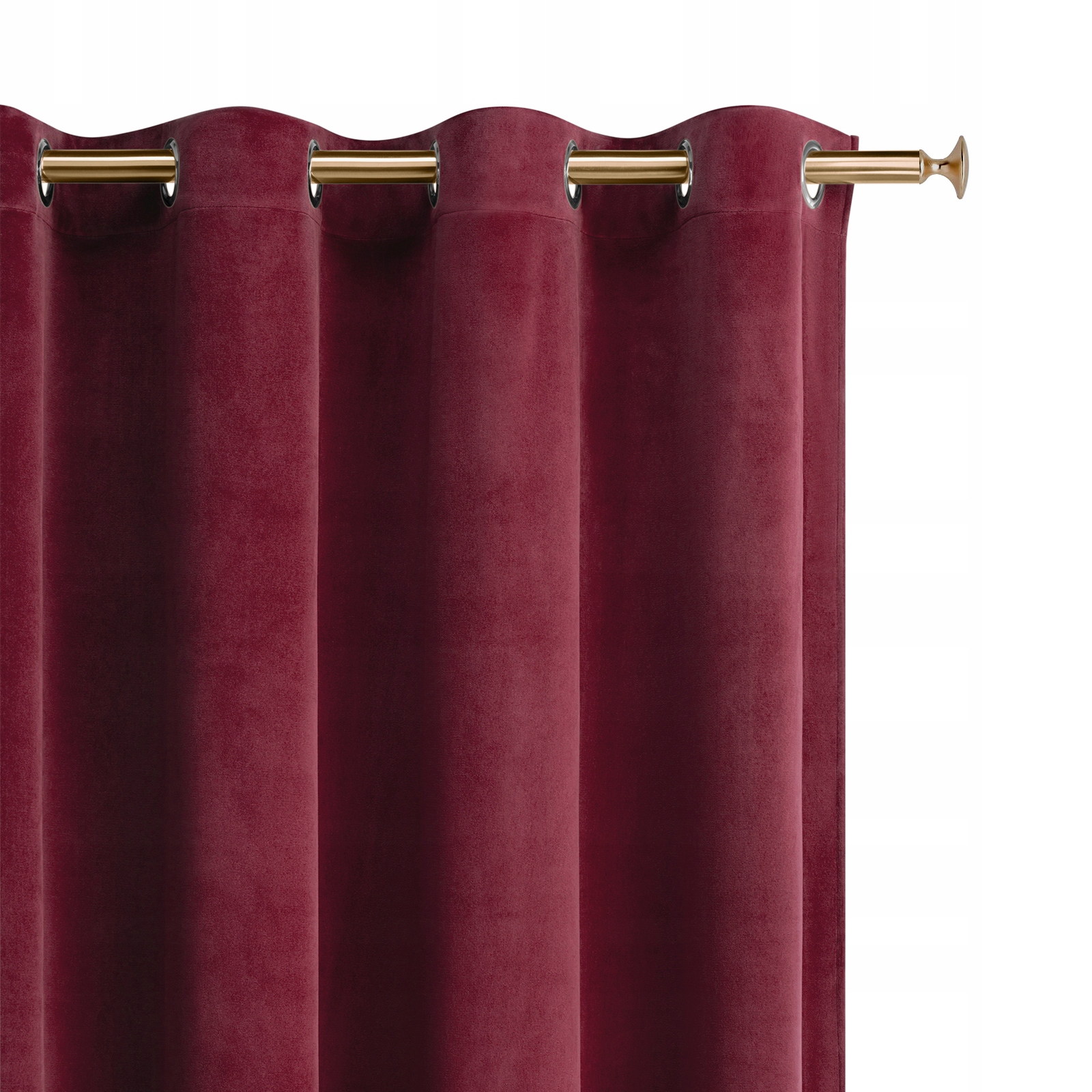 

Zasłona welur gotowa 140x280 bordo Charmy S