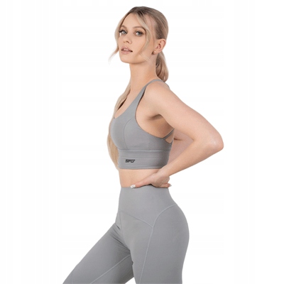 Sfd Wear Top Core Grey L Stanik Treningowy Oddychający Basic Na Siłownię