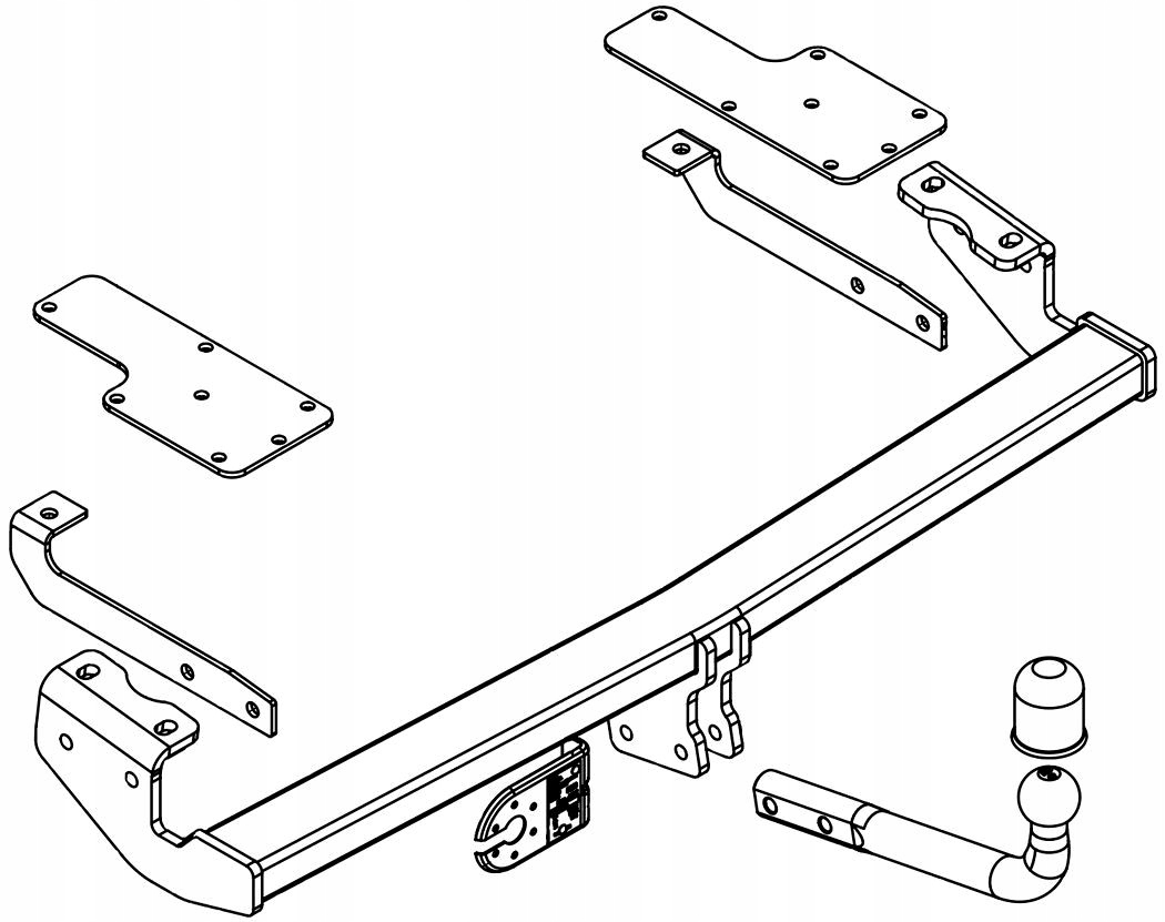 Hak holowniczy Suzuki SX4 (APV) 2WD, 4WD crossover (EY, GY) JY EAN (GTIN) 5905655621226
