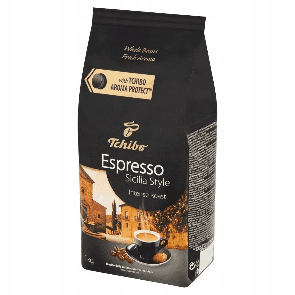 Levně Tchibo Espresso Sicilia Style Intense Roast Káva pražená zrnková 1 kg