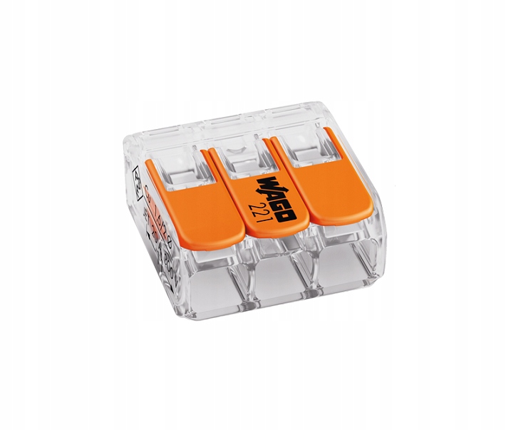 

Złączka Wago Instalacyjna 3-PRZEWOD. Kpl. 5 Sztuk