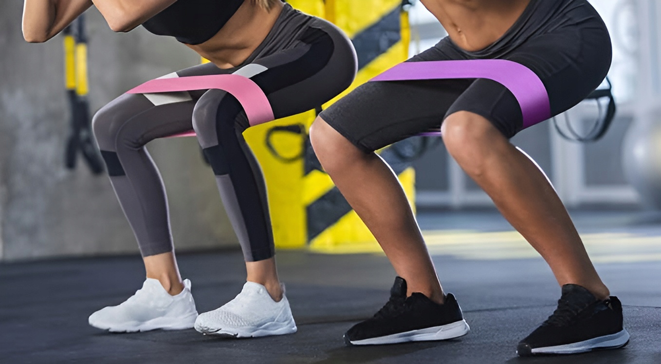 GUMY OPOROWE TAŚMY DO ĆWICZEŃ MATERIAŁOWE MOCNE ZESTAW 3 GUM OPASKI FITNESS Kolor dominujący wielokolorowy