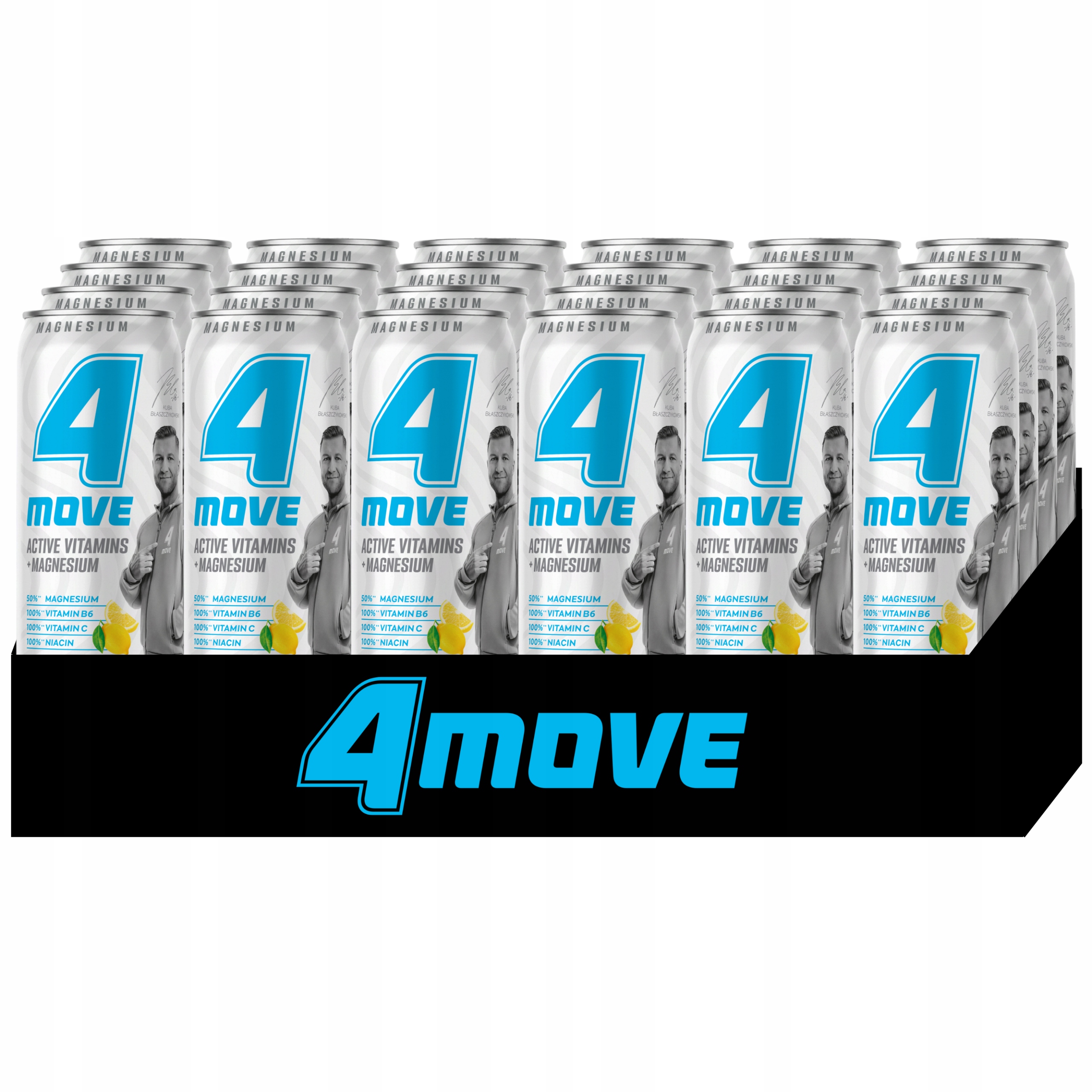 4MOVE Active Vitamin Koncentrace Sycený nápoj příchuť grapefruit 330 ml x 24