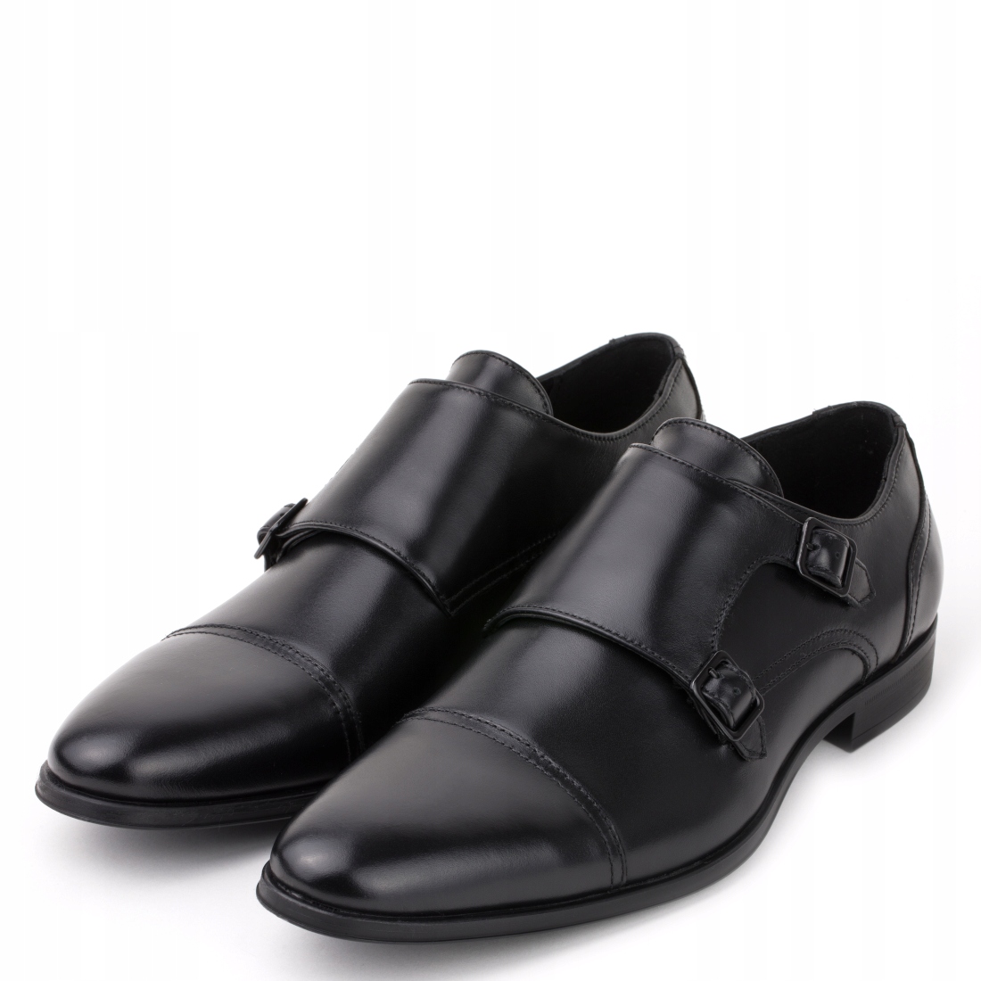 Elegantní pánské boty typu monki v černé barvě Pako Lorente vel