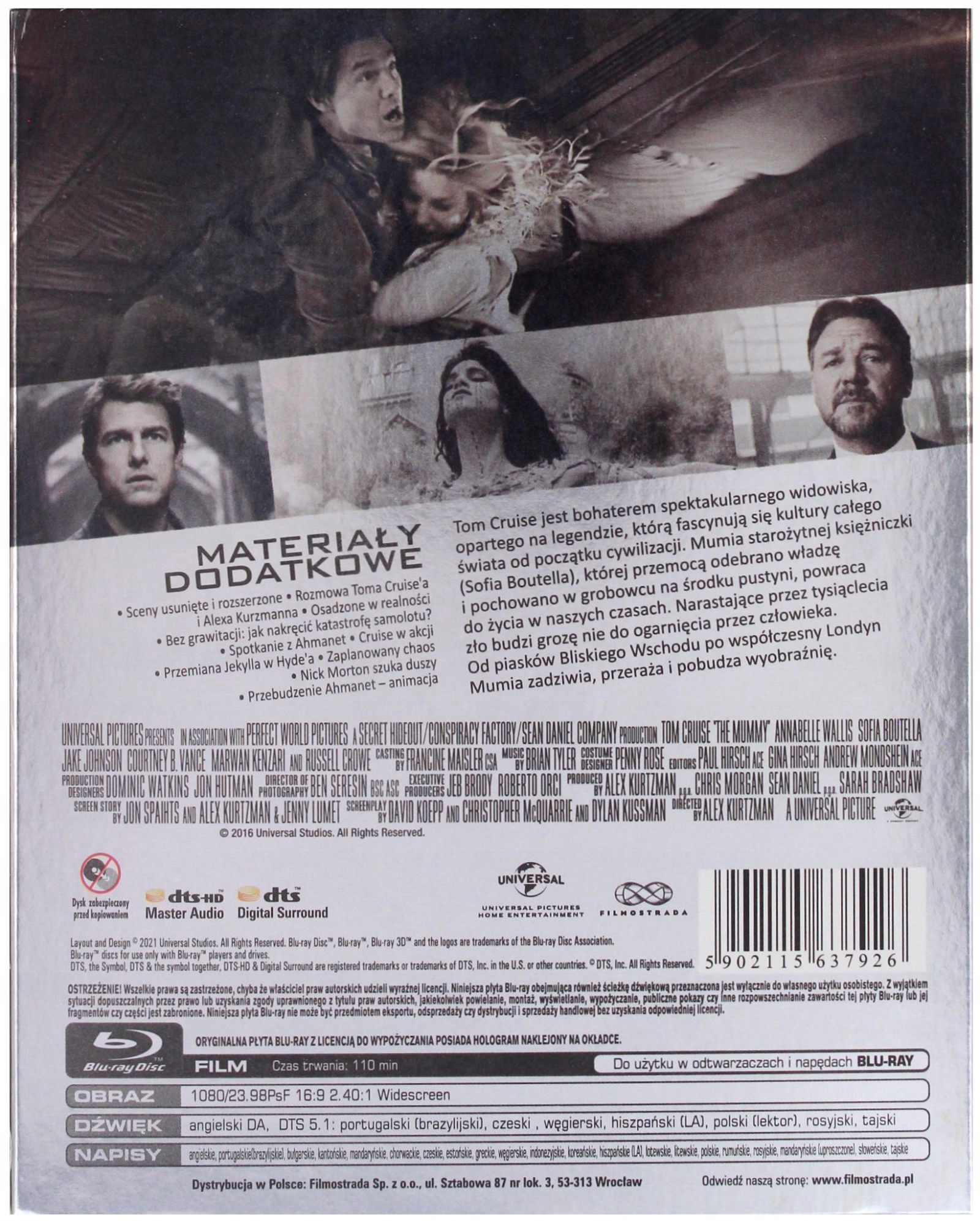 MUMIA (2017) (PLATINUM COLLECTION) (BLU-RAY) Gatunek przygodowe