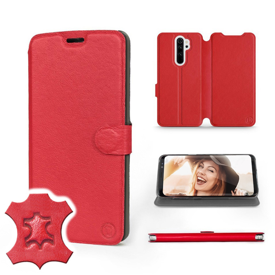 

Etui Mobiwear do Xiaomi Redmi Note 8 Pro Skóra Red