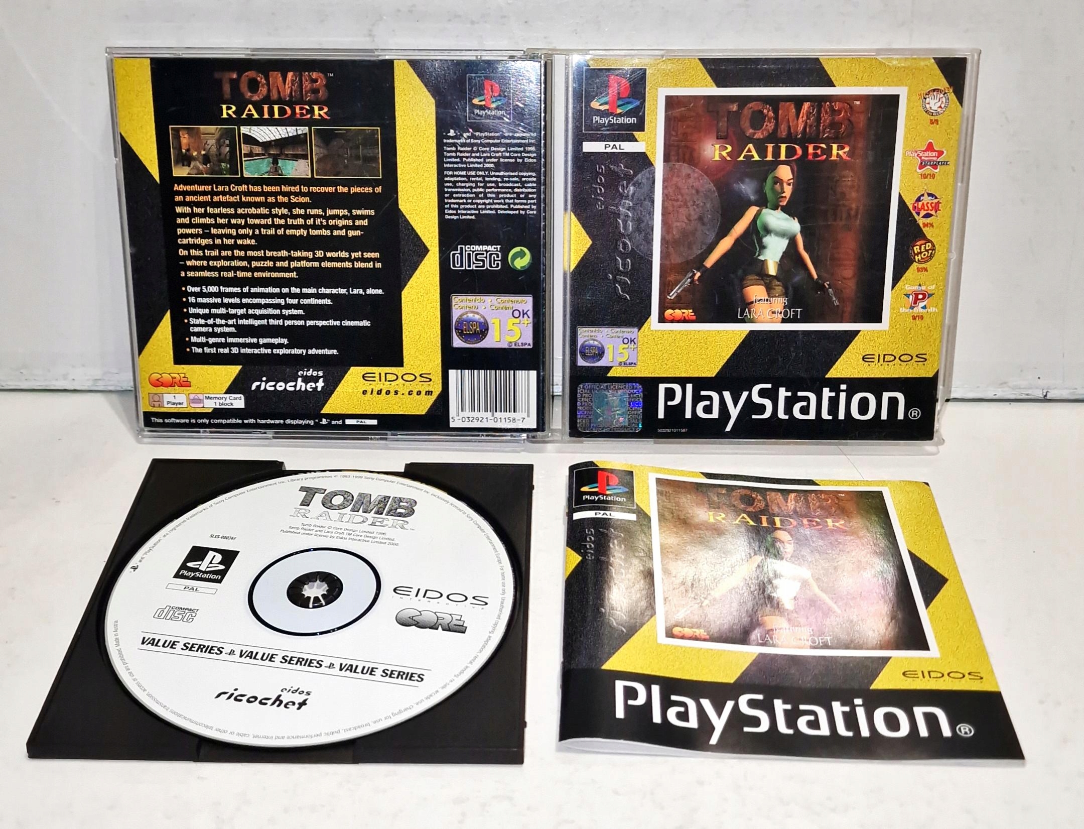 Gra TOMB RAIDER LARA CROFT 3XA PŁYTA BDB