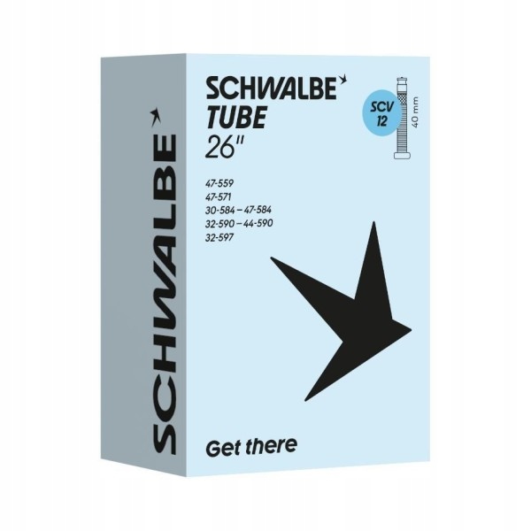Dętka 26x1.25-1.75 Schwalbe Standard SCV12 30/47-559/597