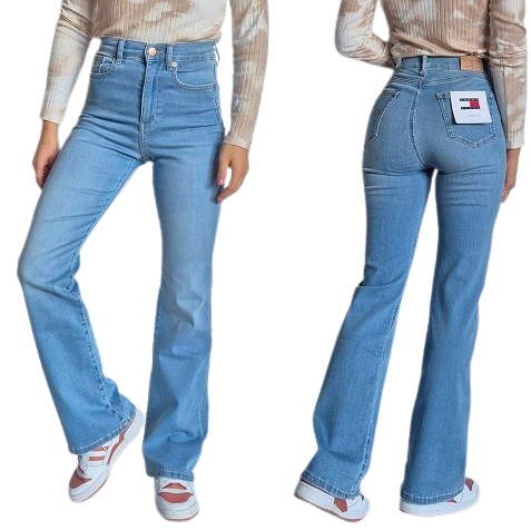 Tommy Hilfiger Sylvia High Flare zvony W26 L32 XS/34 široké nohavice