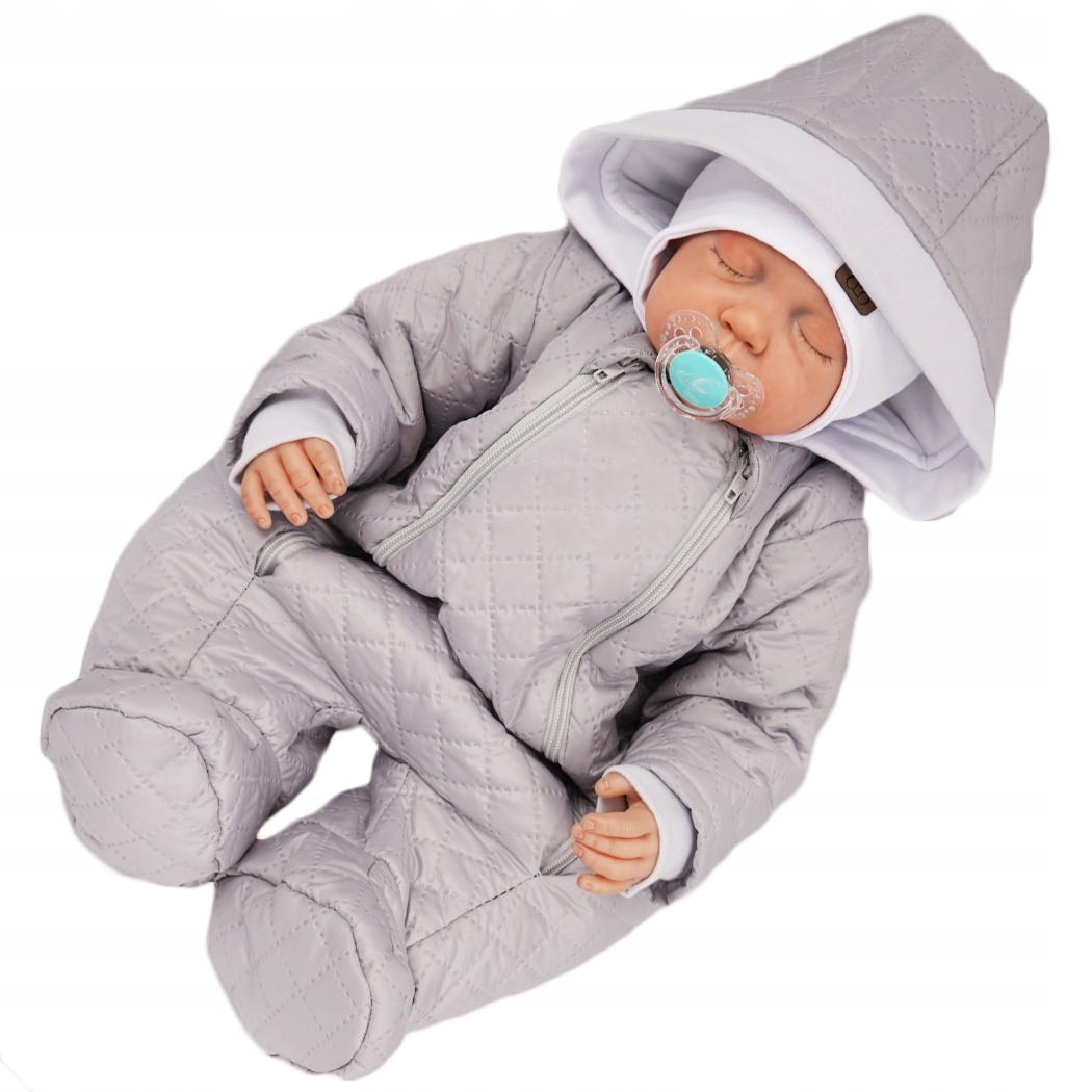 

Szary Kombinezon nieprzemakalny pikowany r.56