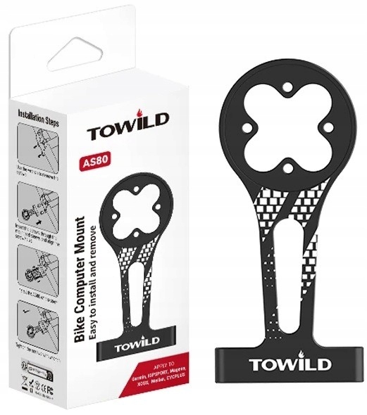 Towild AS80 rowerowy uchwyt licznika lampki kamery Garmin iGPSport GoPro