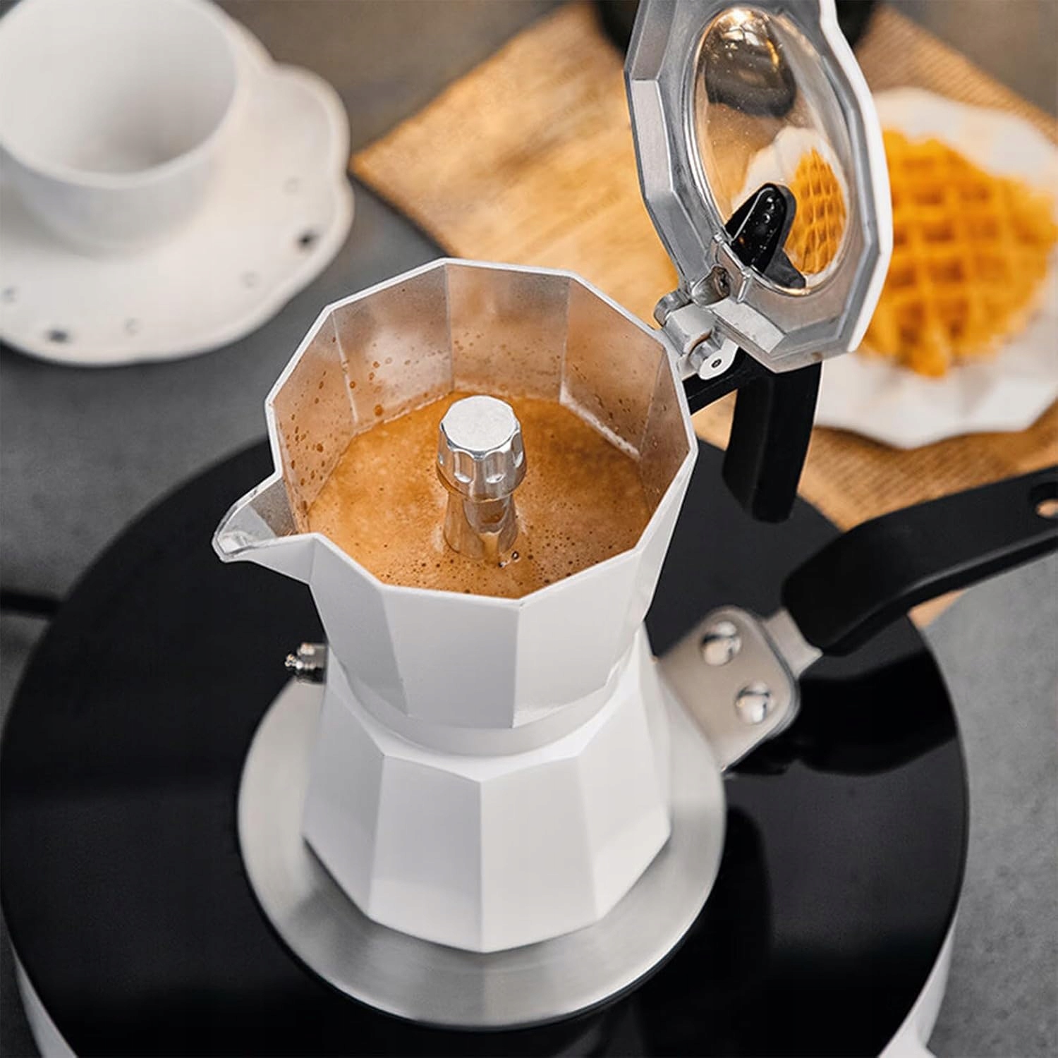 PODKŁADKA ADAPTER DO KAWIAREK MAŁYCH NACZYŃ KUBKÓW INDUKCJA 13CM EAN (GTIN) 5904158136954