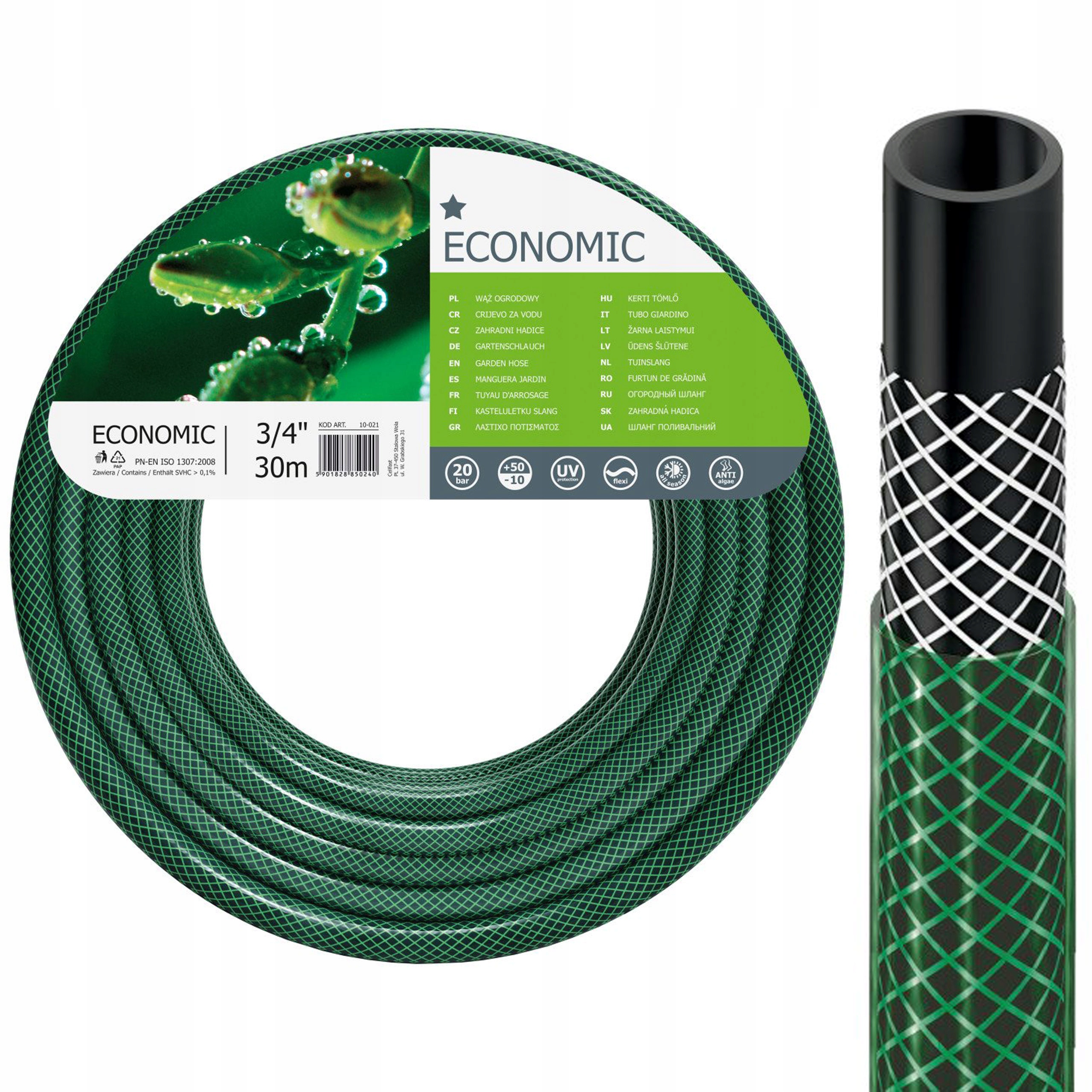 

Cellfast Economic Wąż ogrodowy do wody 3/4'' 30m