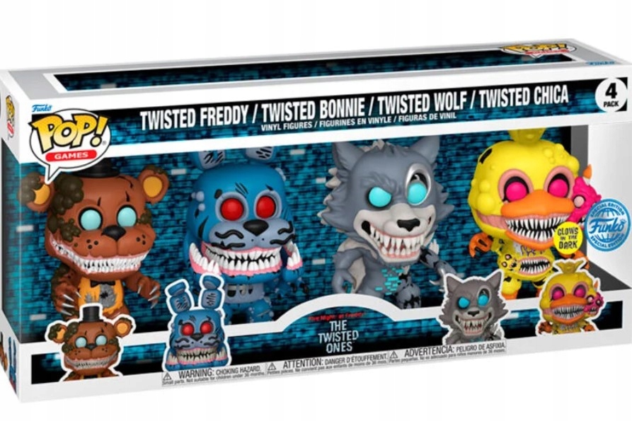 Funko Pop! Pět Nocí U Freddyho Balení 4 figurek Bonnie Chica Speciální edice