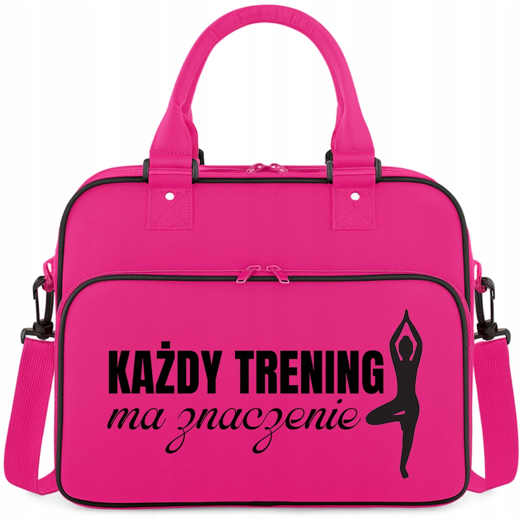 Růžová Taška Trénink Má Význam Pro Posilovnu Trénink Joge Fitness Pilates