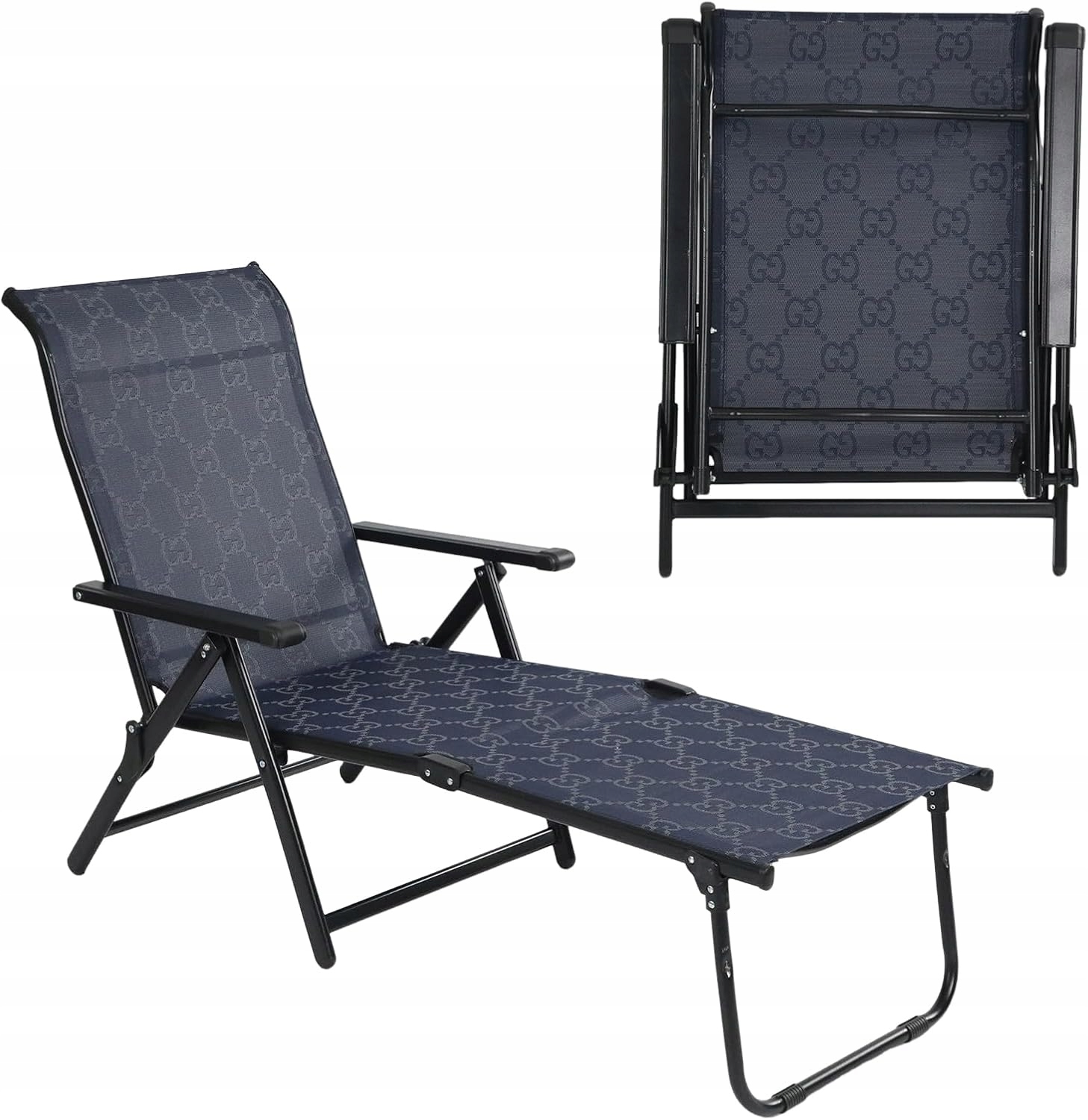 Ceiever ležadlo, nastaviteľné, kempingové, 200 kg