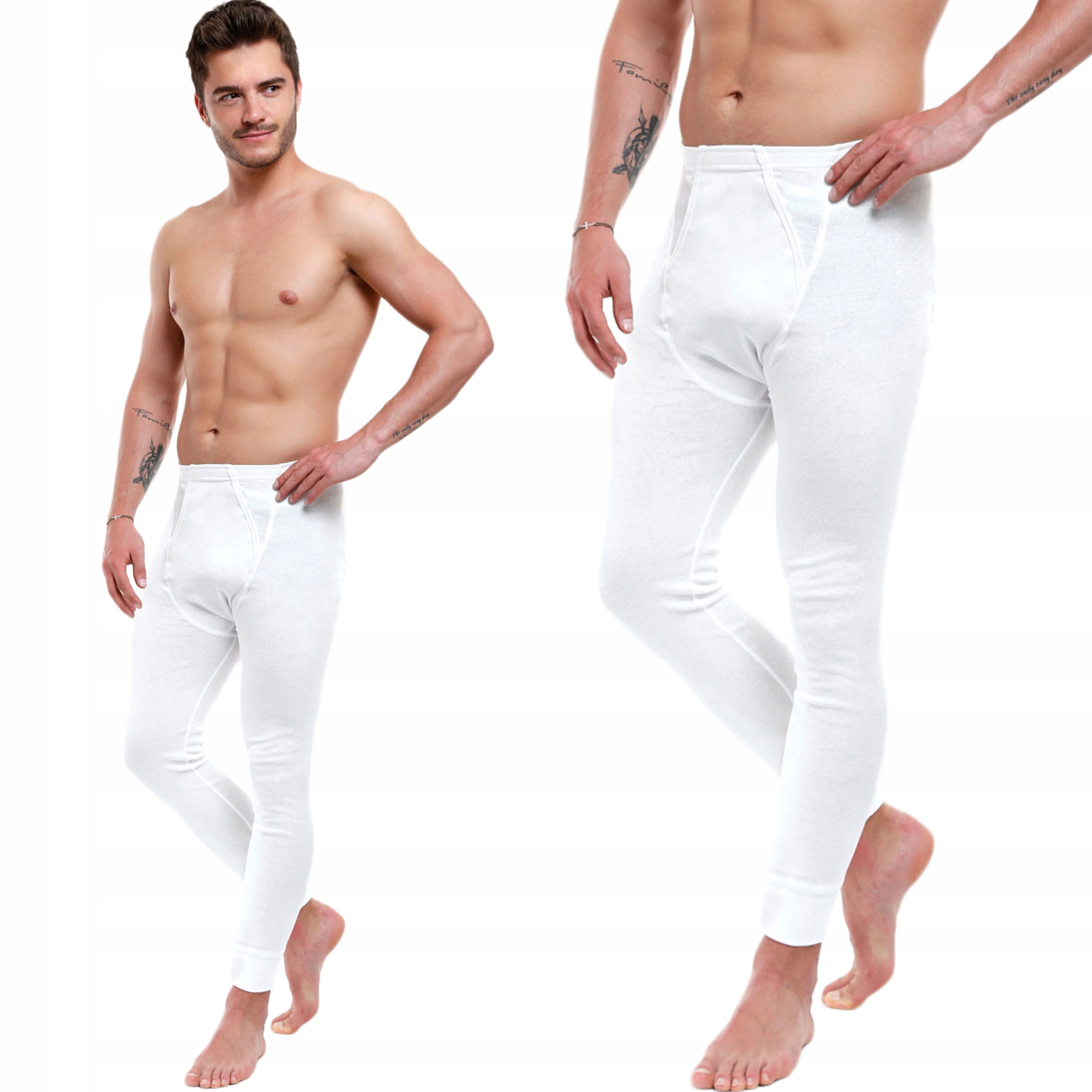 

Moraj Ciepłe Kalesony Bawełniane męskie Bialy XL