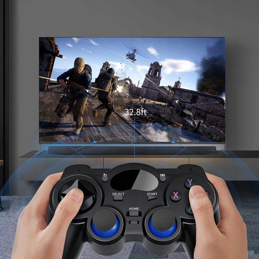 Gamepad 850 M 2.4 G PC360 Bezdrátový Ovladač S Usb Přijímačem