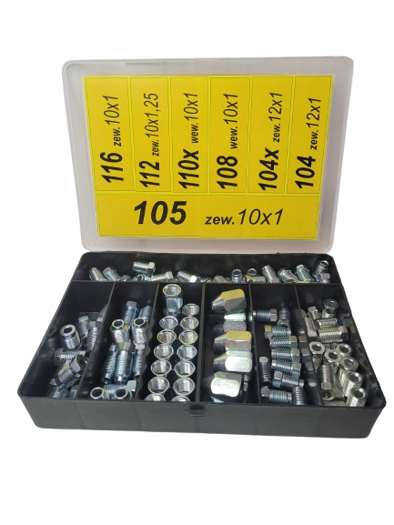 Sada *koncovek-nypl pro brzdové kabely 125 kusů