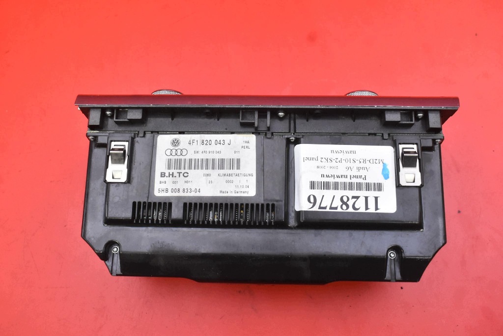 control panel air conditioning devices KLIMY 4F1820043J AUDI A6 C6 04-08