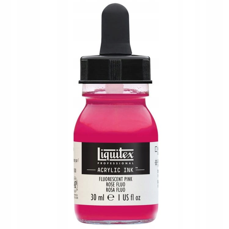 Tusz akrylowy Liquitex Fluorescent Pink, 30 ml 987