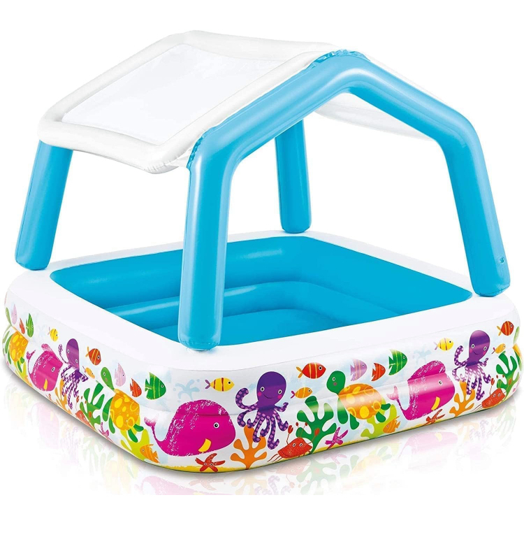 Basen dmuchany kwadratowy Intex 140 x 140 cm