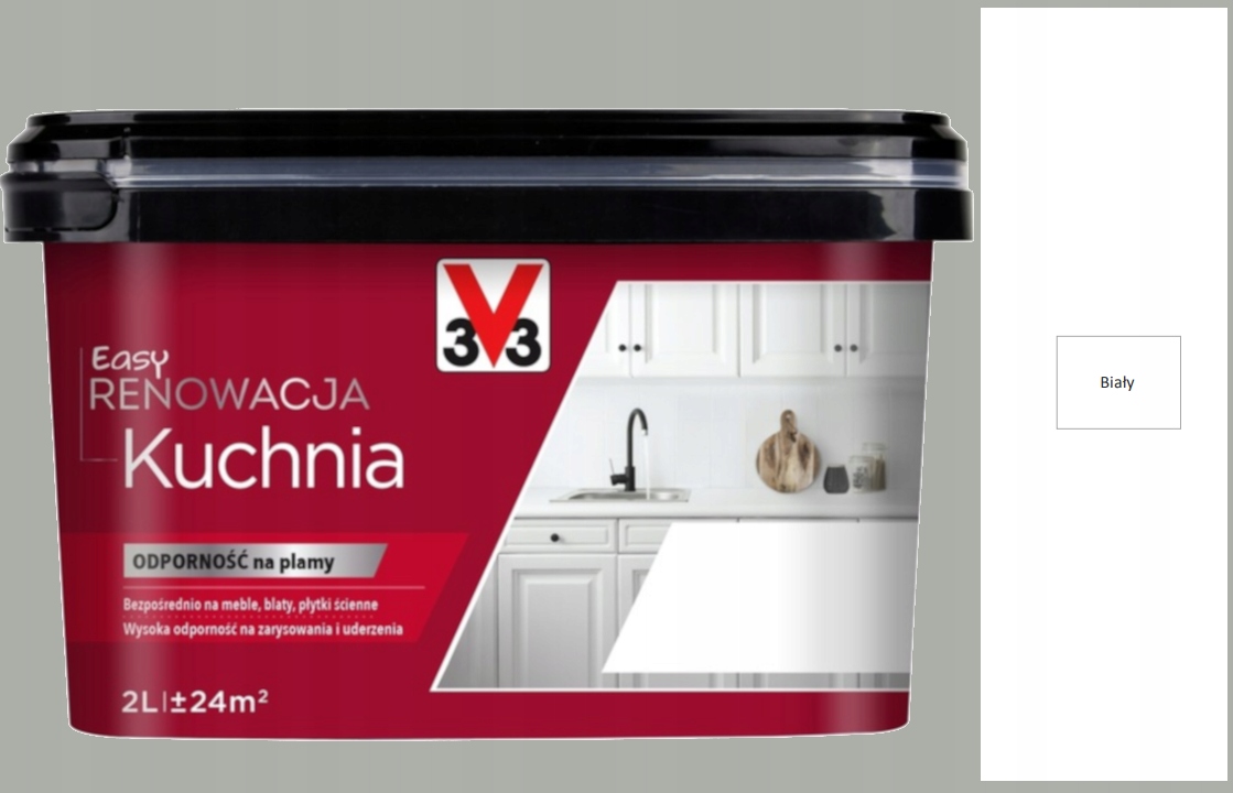 V33 Barva Easy Renovace Do Kuchyně odolná vůči skvrnám Bílá 2L