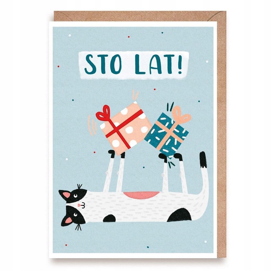 KARTKA URODZINOWA KOT