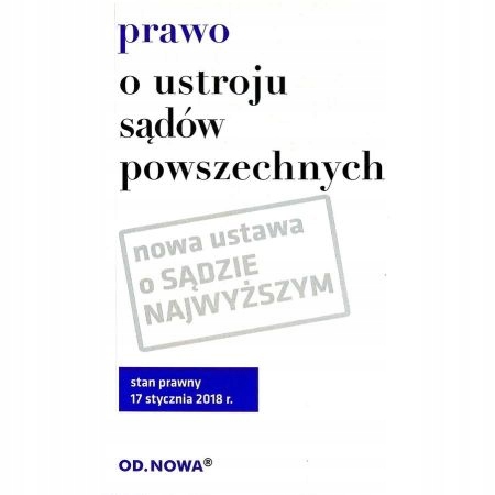 Prawo o ustroju sądów powszechnych