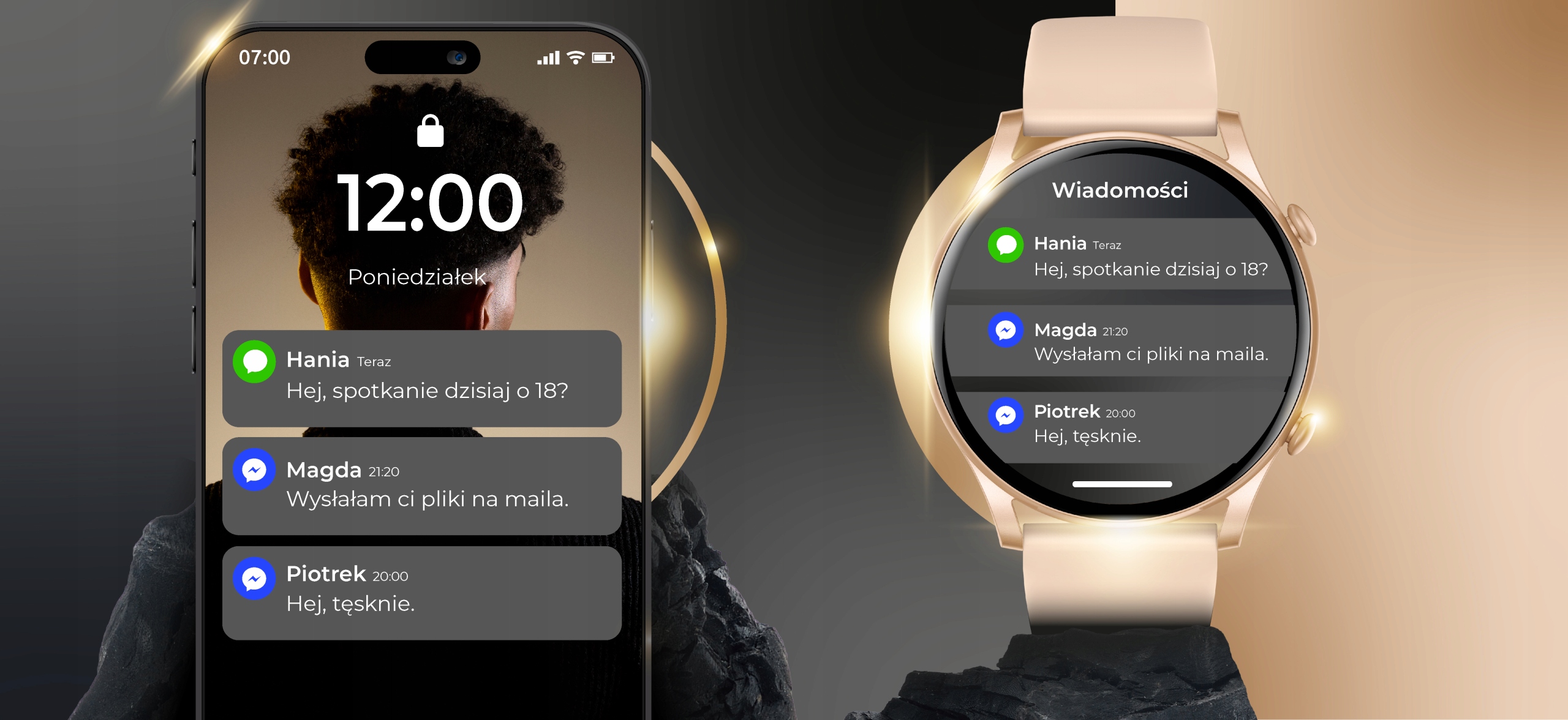 その他 Smart Watch SMARTWATCH ZEGAREK DAMSKI POLSKIE MENU ROZMOWY SPORT SMART