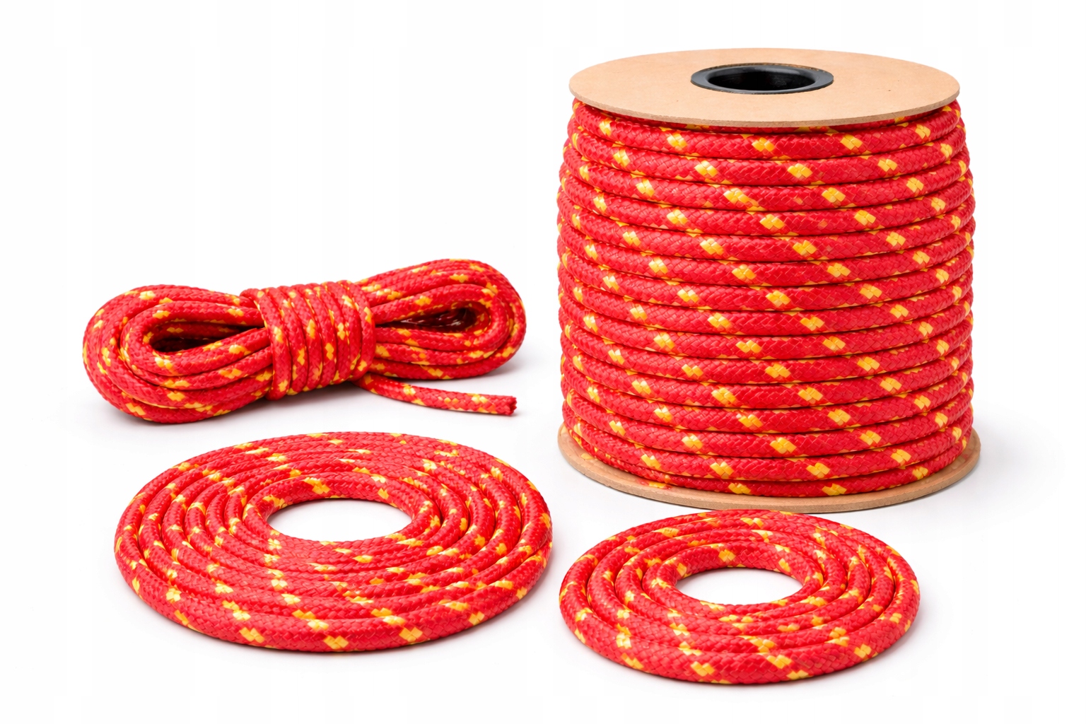 Lina Polipropylenowa 12mm 150M Sznur Linka Pleciona Budowlana Mocna Premium