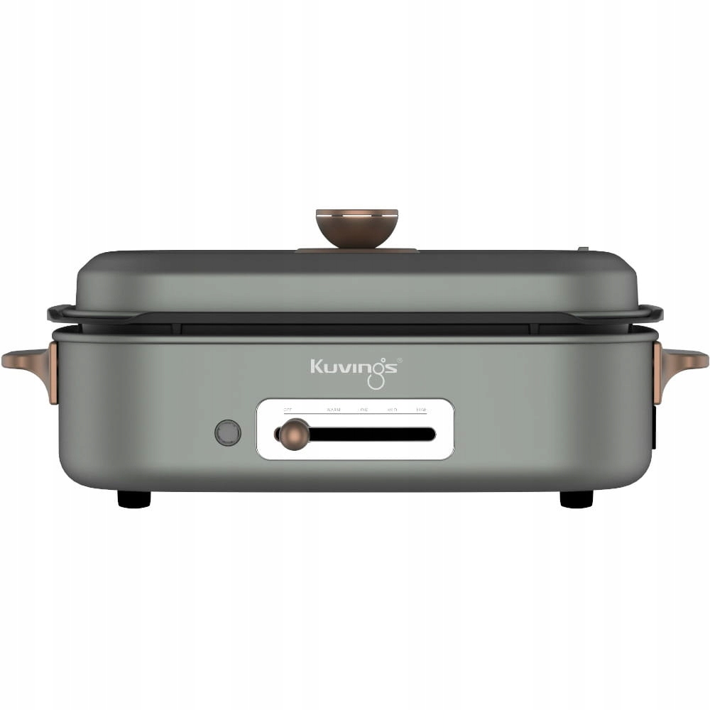 Elektrický stolní gril Kuvings Multigrill Sendvičovač +2 Desky 70 Receptů