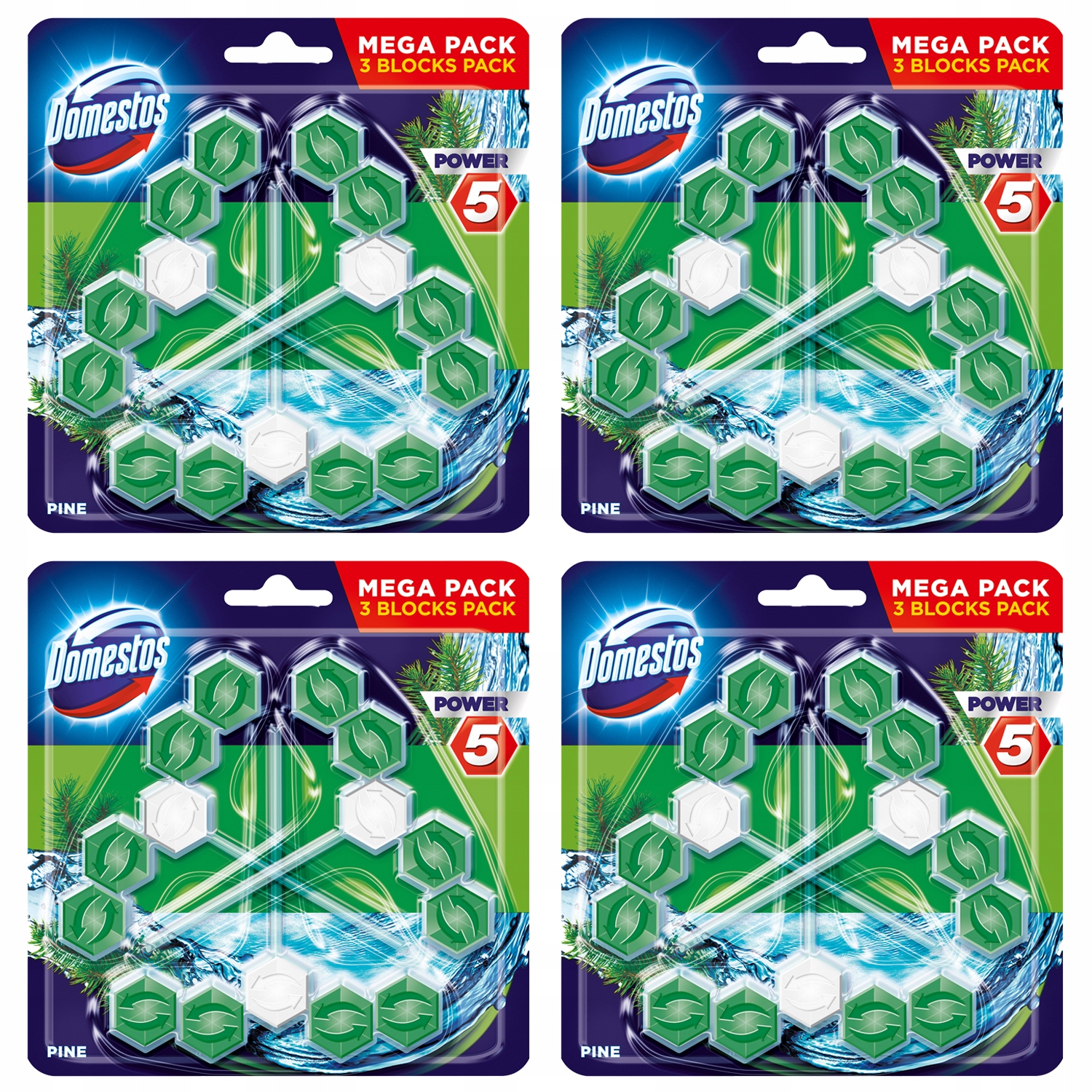 

Domestos Power 5 Zawieszka Wc zapachowa Leśna 12sz