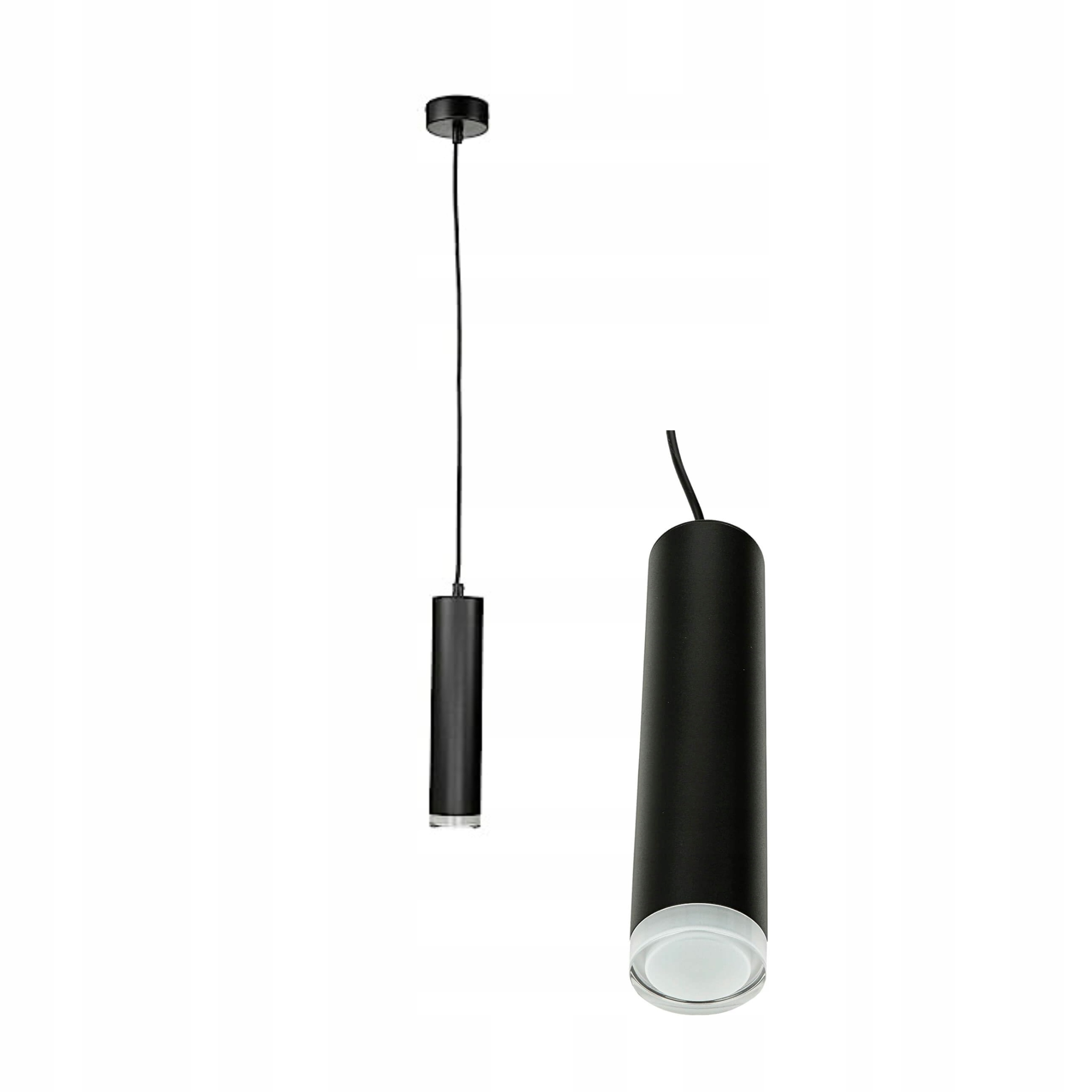 Závěsná Led lampa Černá Lustr 100 cm E27