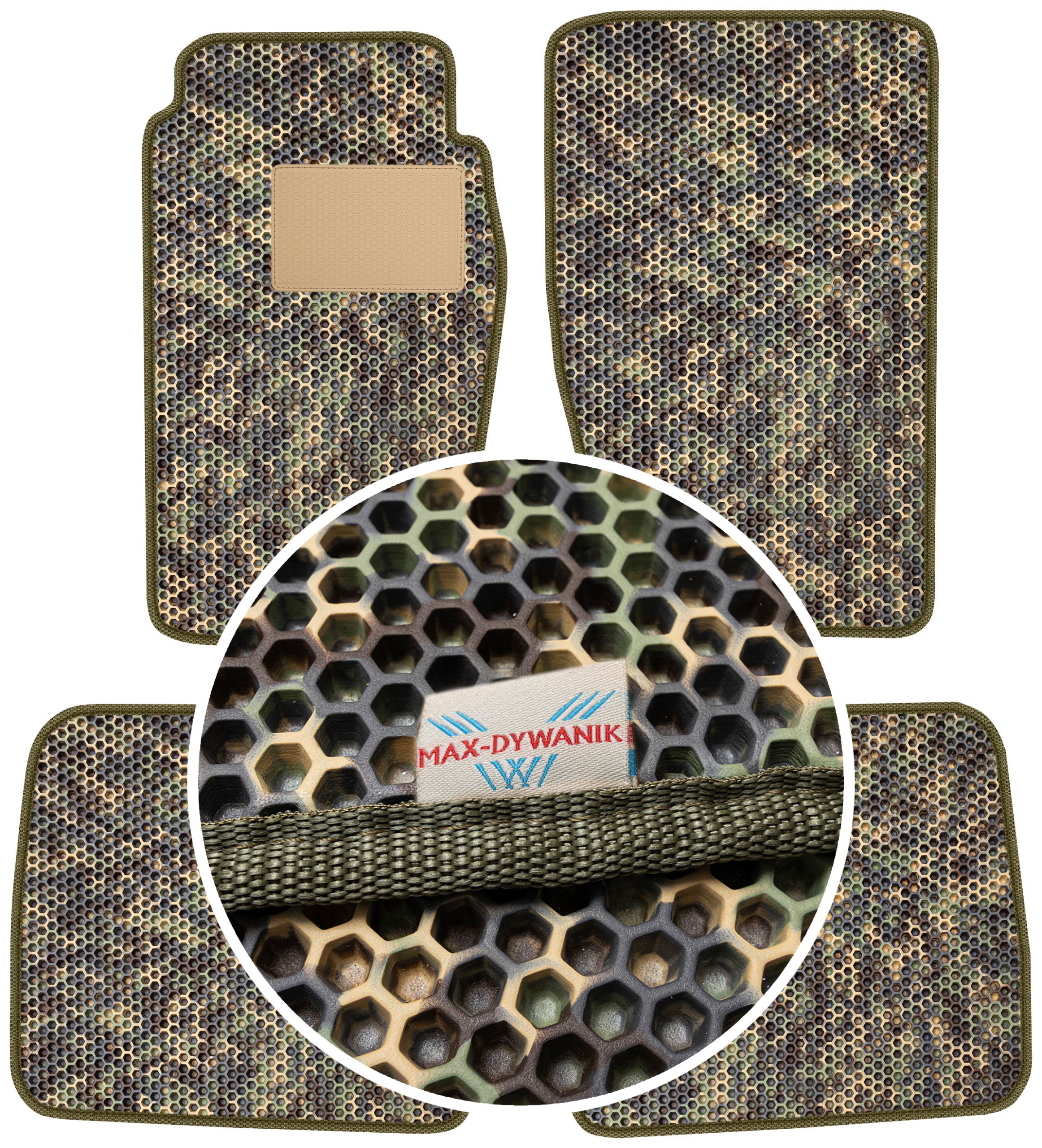 Cherokee II Xj Suv 1987-2001 Gumové rohože do auta Eva Moro