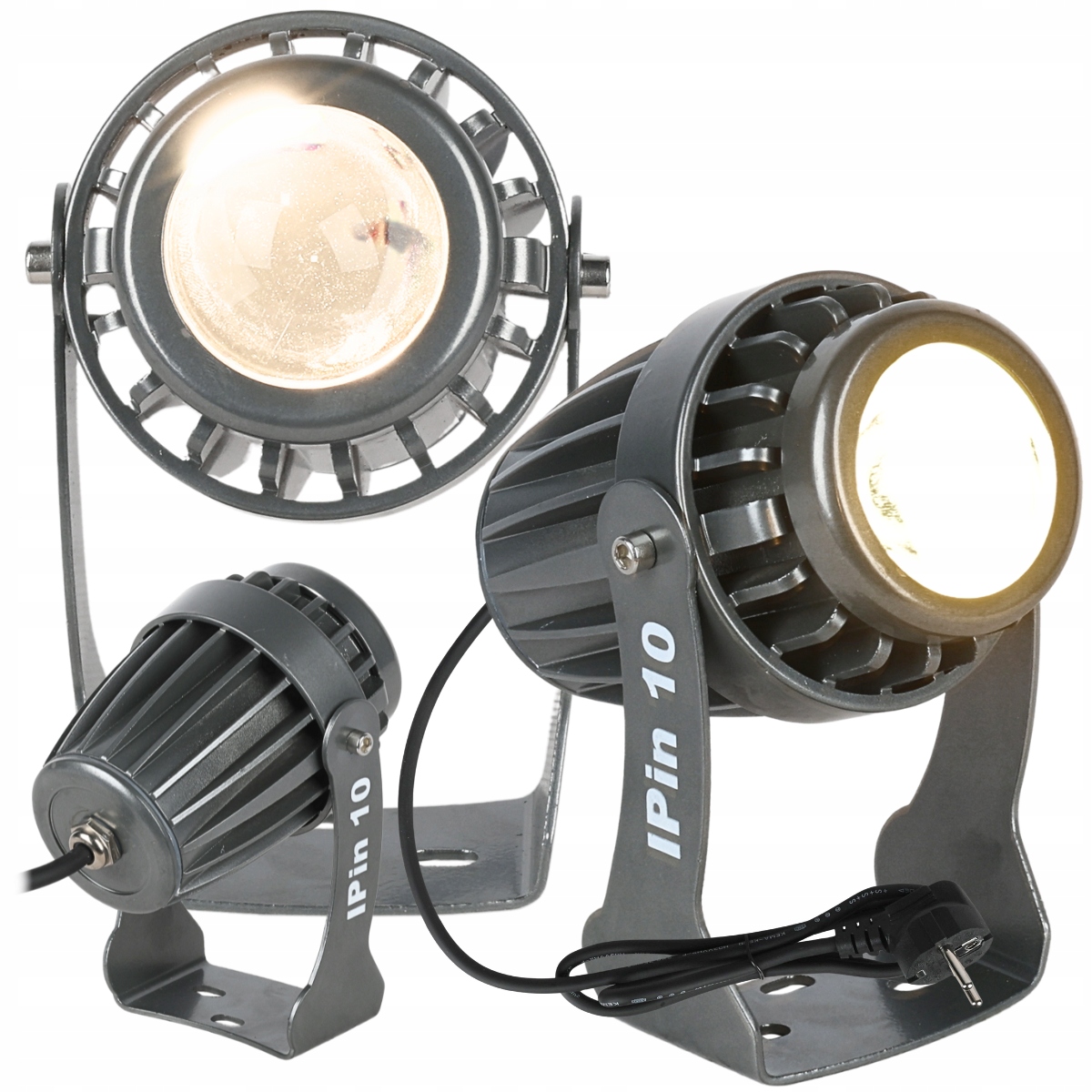 Reflektor Sceniczny Pinspot IP65 Zewnętrzny Wodoodporny 10W Ciepła Biel Led