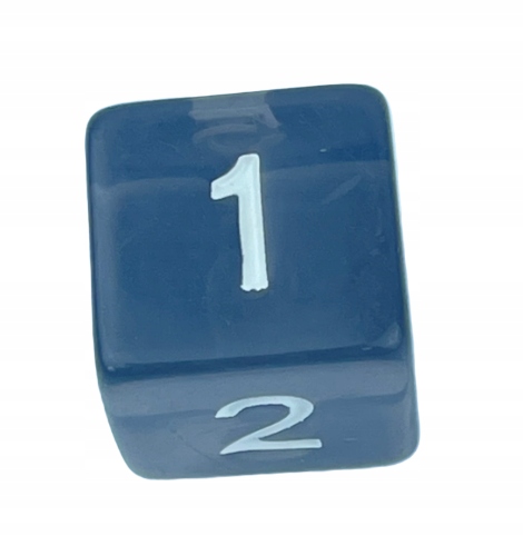 ZESTAW 10 KOSTEK K6 RPG ZAKAPTURZONA POSTAĆ KOŚĆ SZEŚCIOŚCIENNA 1,6 CM Liczba ścian 6