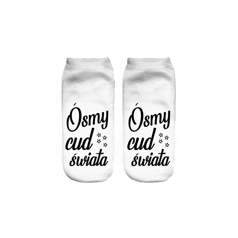 Stopki damskie NAPIS Ósmy cud świata! Marka Inna marka