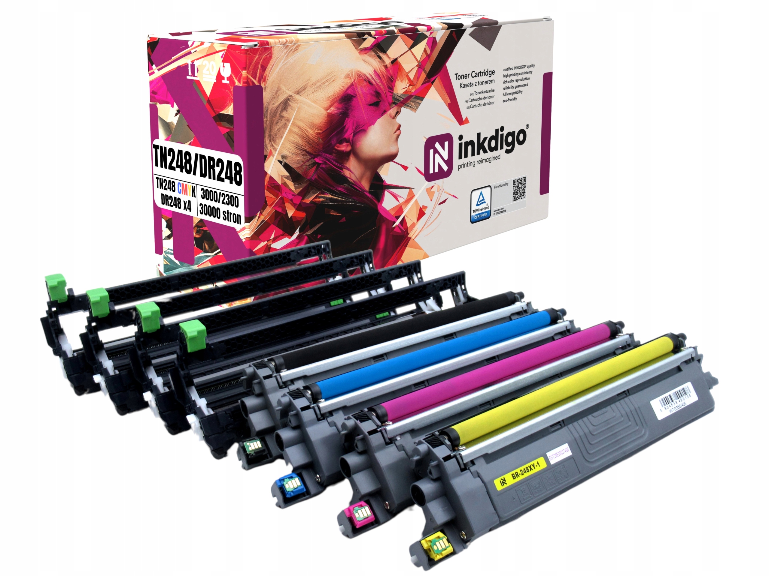 Sada tonerů a náhradních bubnů pro Brother DCP-L3515 MFC-L3760 HL-L3220