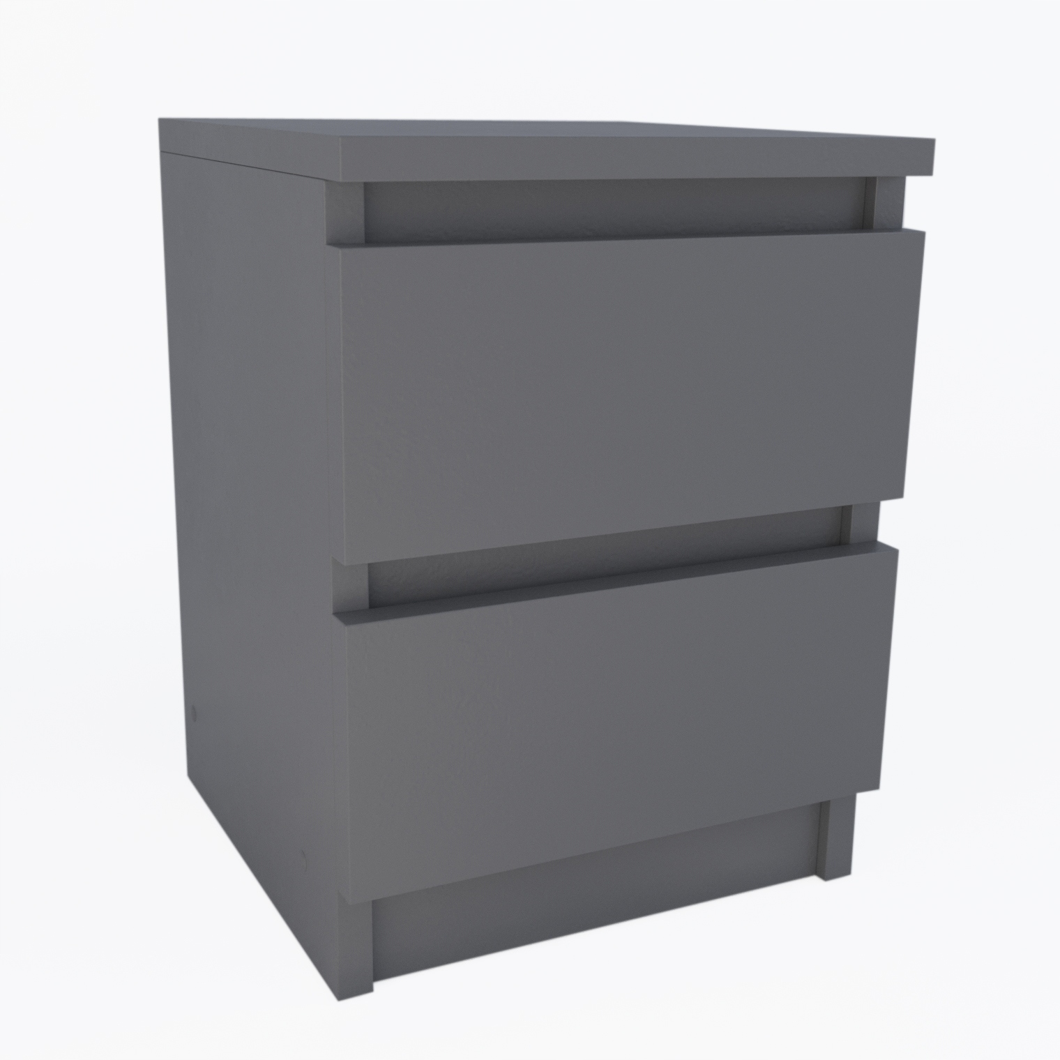 

Szafka nocna 2 szuflady Szary