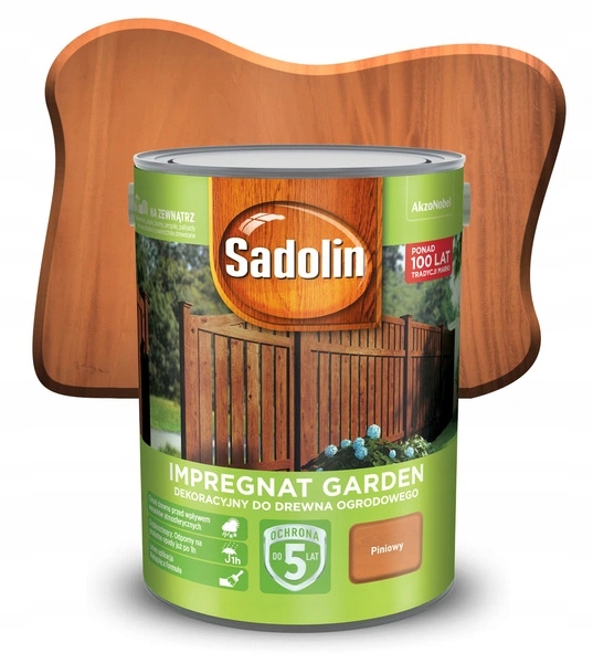 dekoracyjny Impregnat do drewna ogrodowego Sadolin Garden Piniowy 5L
