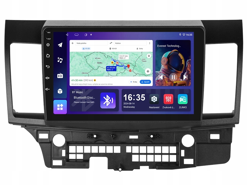 Isudar 2DIN autorádio T68B-IEV41 Android, Mitsubishi Lancer VIII