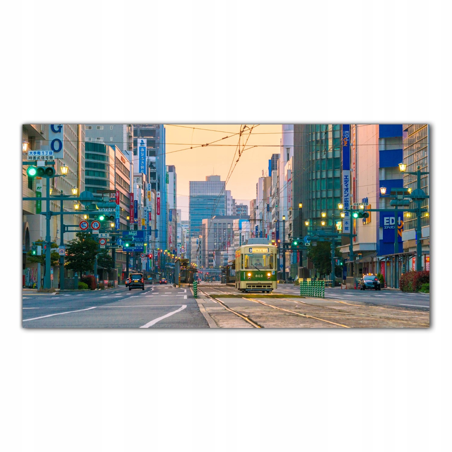 Hiroshima Japonsko 100x50 Tvrzené sklo lacobel