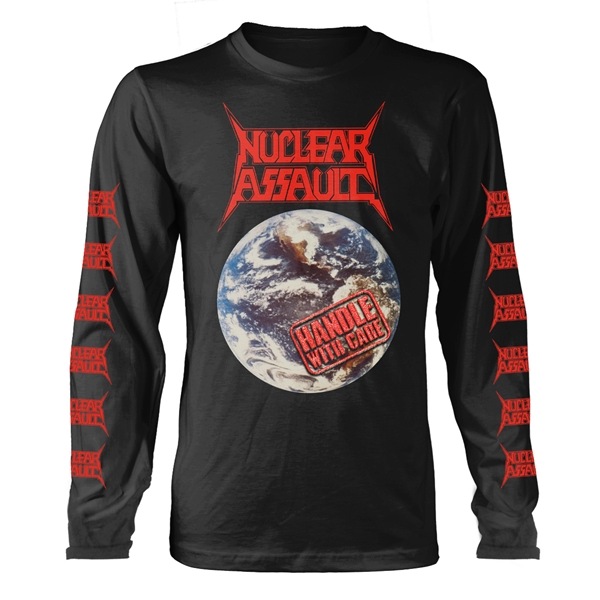 Nuclear Assault Handle With Care thrash meta Shirt dlouhý rukáv XXL
