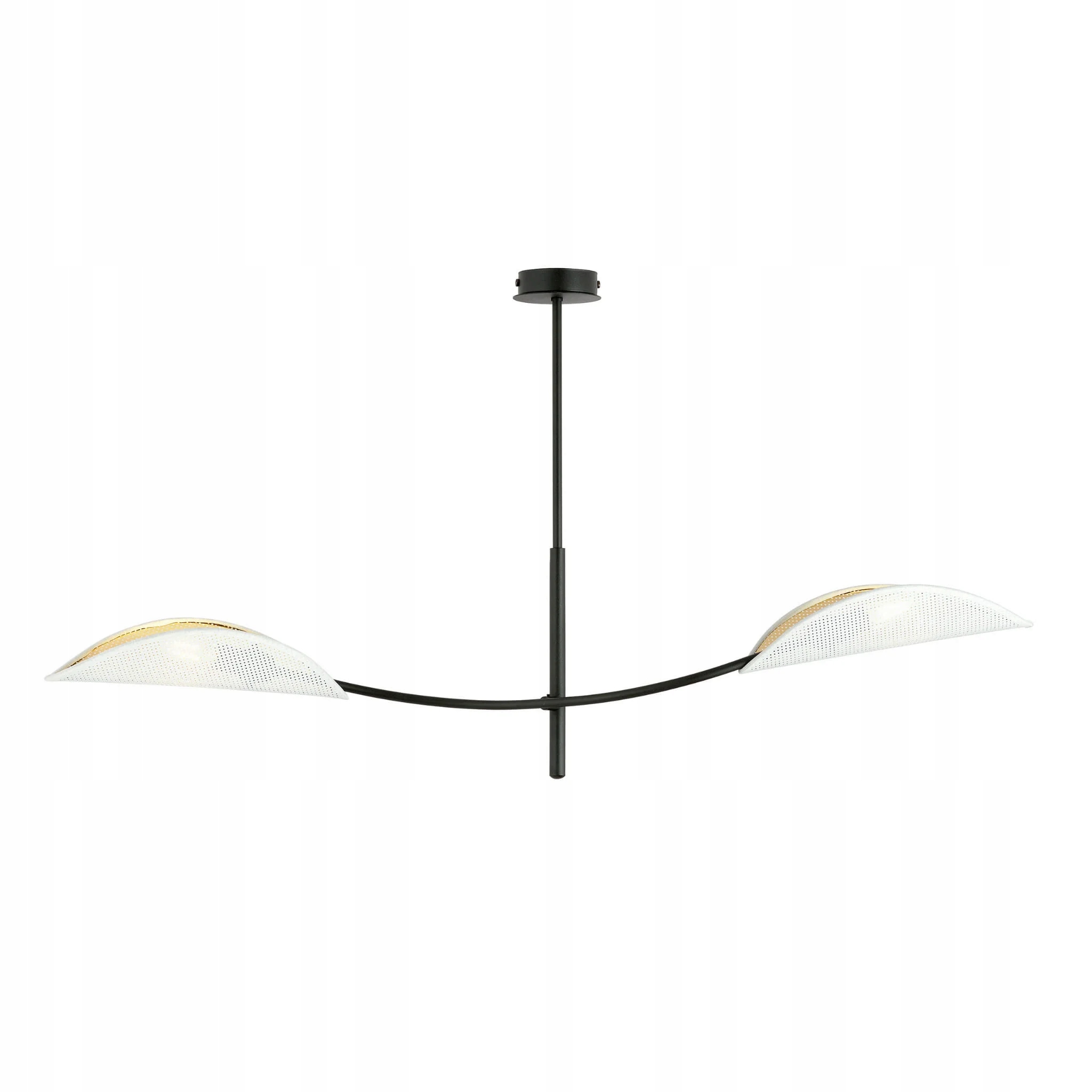 Stropná lampa Emibig 2xE14 40W Lotus White/gold