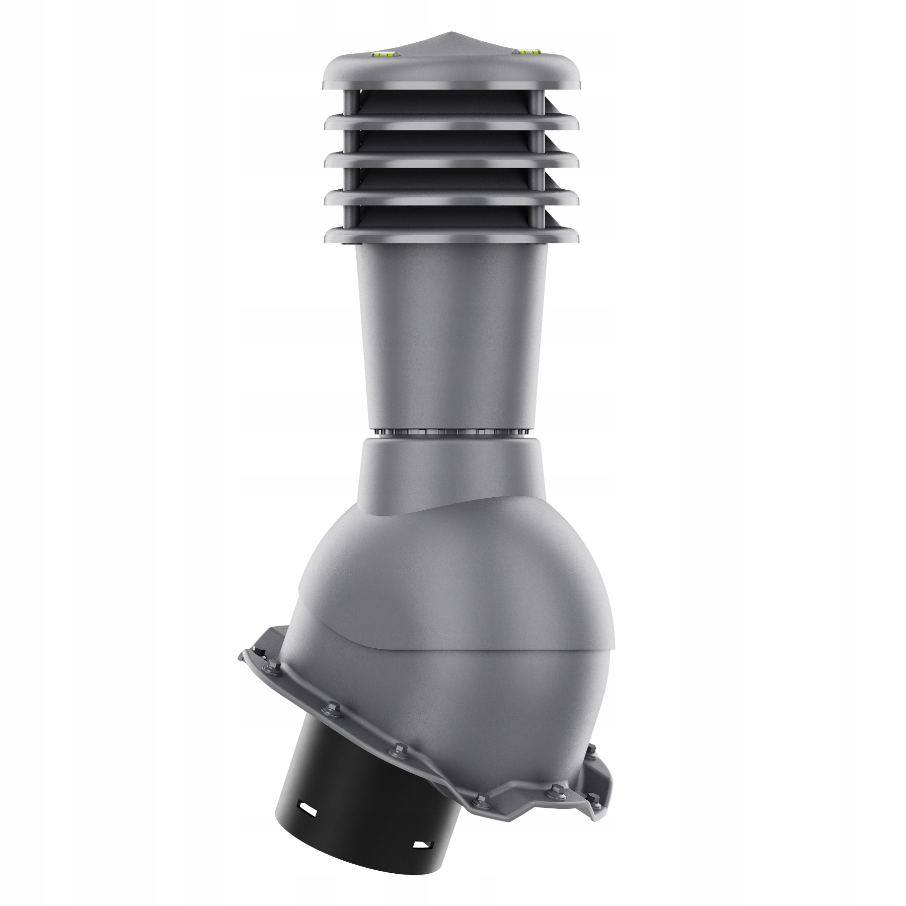 Smart neizolovaný Větrací komín , průměr 125, Trapézový T14, Grafit 7024