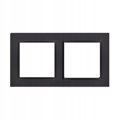 

Simon 10 ramka podwójna czarna CR2/49